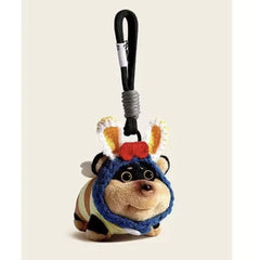 Bee Original Puppy Bag Pendant Plush Doll Keychain School Bag Cute Pendant High-End Doll Small Gift