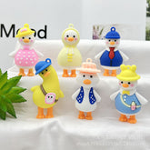 Cartoon Travel Duck Keychain Pendant, Tilting Duck Keychain, Backpack Duck Keychain Pendant, Little Yellow Duck Doll