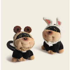 Bee Original Puppy Bag Pendant Plush Doll Keychain School Bag Cute Pendant High-End Doll Small Gift