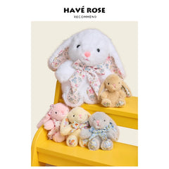 Haverose Original Niche Rabbit Pendant Small Doll Cute Plush Doll Holiday Gift School Bag Pendant For Women