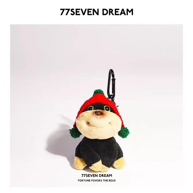 Bee Original Puppy Bag Pendant Plush Doll Keychain School Bag Cute Pendant High-End Doll Small Gift