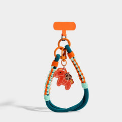 Kevinminler Original Lucky Bag Pony Bag Pendant Mobile Phone Lanyard Blue Braided Rope Pendant Birthday Gift