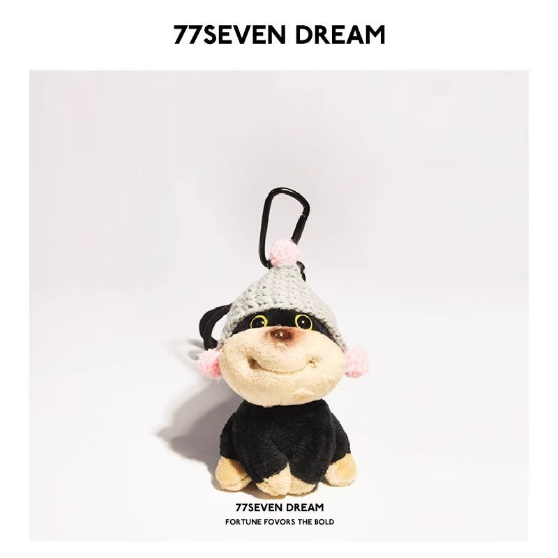 Bee Original Puppy Bag Pendant Plush Doll Keychain School Bag Cute Pendant High-End Doll Small Gift