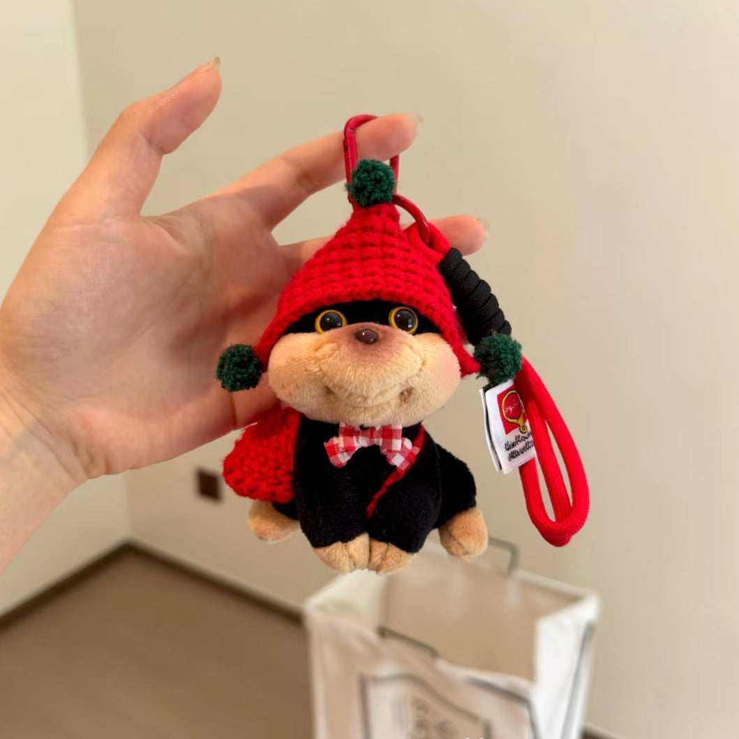 Bee Original Puppy Bag Pendant Plush Doll Keychain School Bag Cute Pendant High-End Doll Small Gift