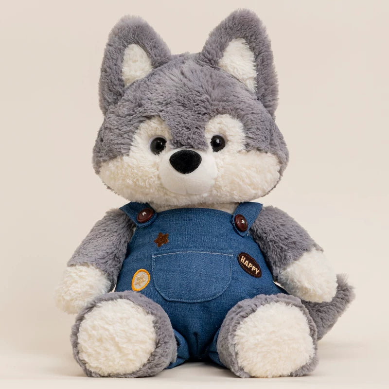 Running Husky Doll Forest Running Doll Plush Toy Sleeping Hug Doll Girl Birthday Gift