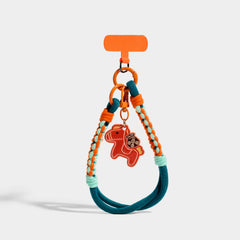 Kevinminler Original Lucky Bag Pony Bag Pendant Mobile Phone Lanyard Blue Braided Rope Pendant Birthday Gift