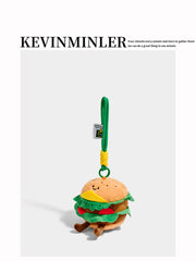 Kevinkinler Original Cute Strawberry Cake Plush Doll Keychain Bag Pendant Pendant Birthday Gift