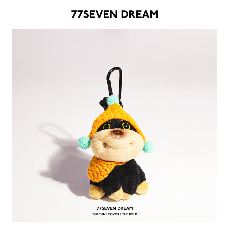 Bee Original Puppy Bag Pendant Plush Doll Keychain School Bag Cute Pendant High-End Doll Small Gift