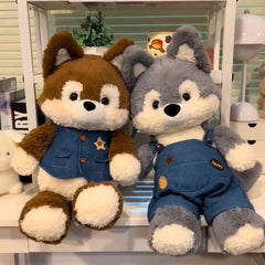 Running Husky Doll Forest Running Doll Plush Toy Sleeping Hug Doll Girl Birthday Gift