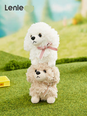Smart Dog Doll Bag Pendant Little Teddy Key Chain Cute Stuffed Doll Girl School Bag Pendant
