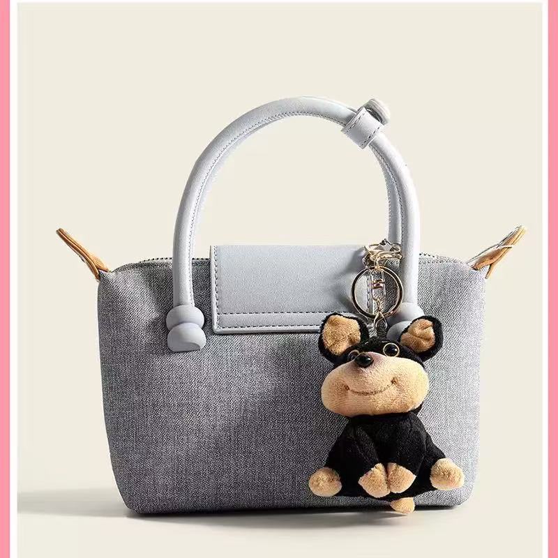 Bee Original Puppy Bag Pendant Plush Doll Keychain School Bag Cute Pendant High-End Doll Small Gift